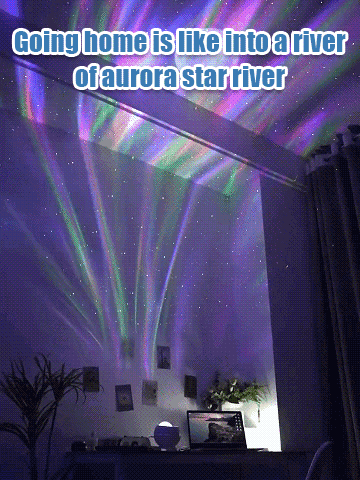Starry sky projection atmosphere light