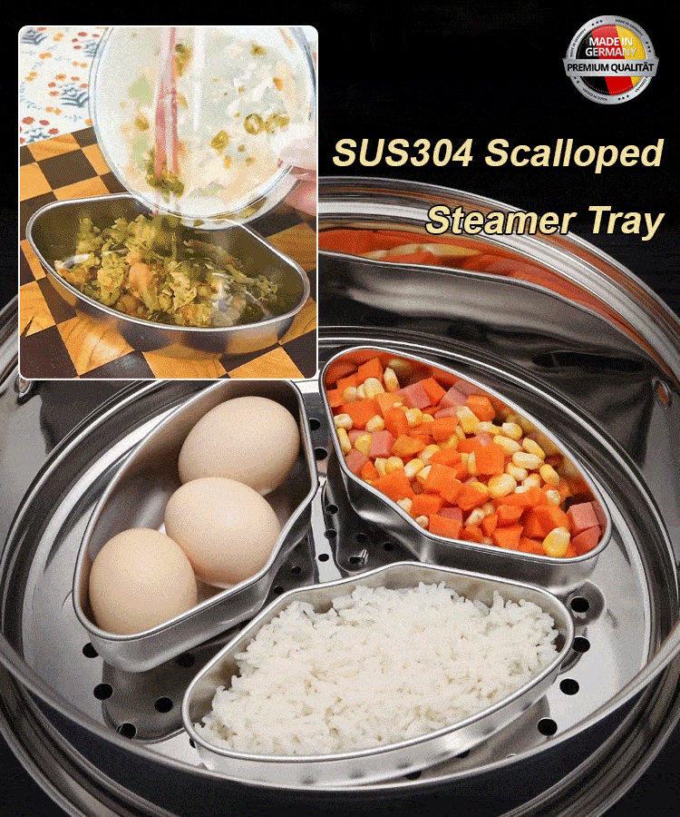 Stainless Steel Steamer Box Set