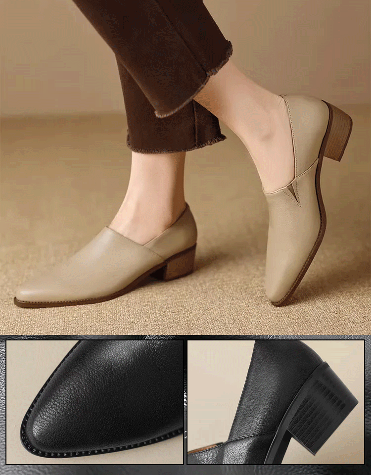 Vintage pointy lamb shoes