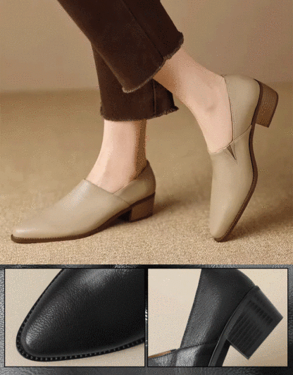 Vintage pointy lamb shoes
