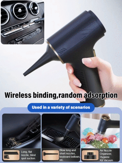 Wash, blow, charge and pump 4-in-1 automatic vacuum cleaner