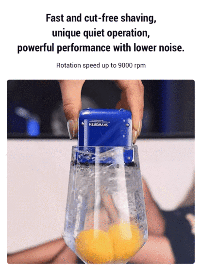 Rotary Dual-Ring Electric Shaver Razor