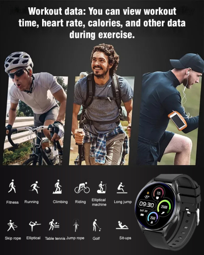 D18 Heart Rate and Blood Pressure Monitoring Sports Watch