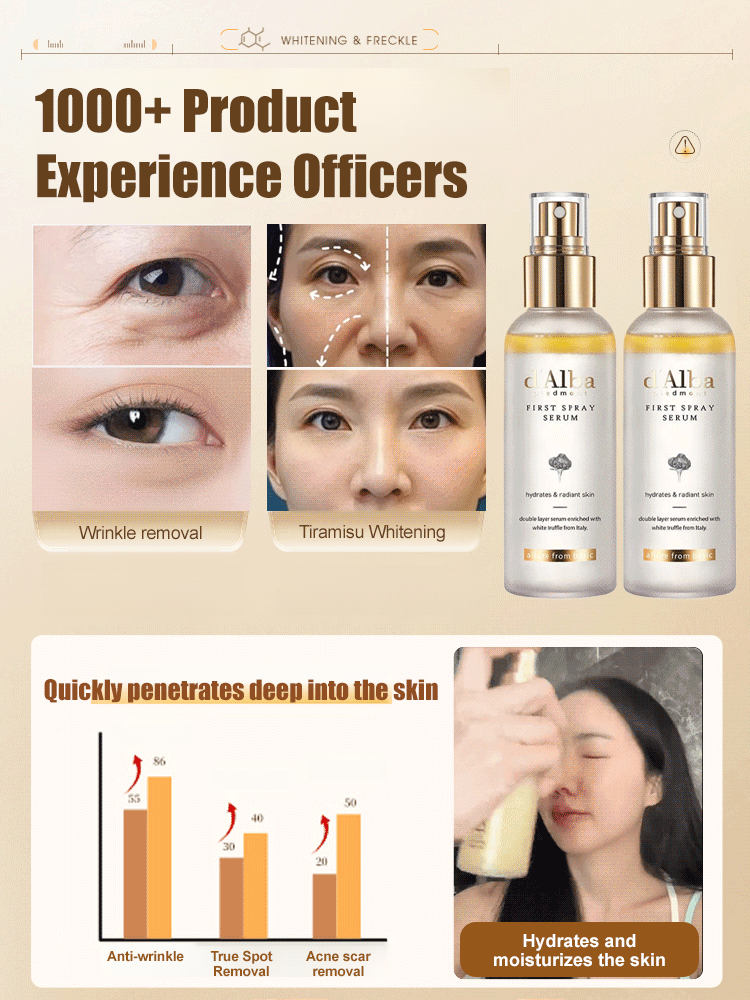 Rich in A-Grade White Truffle Antioxidant Anti-Aging Water-Oil Spray