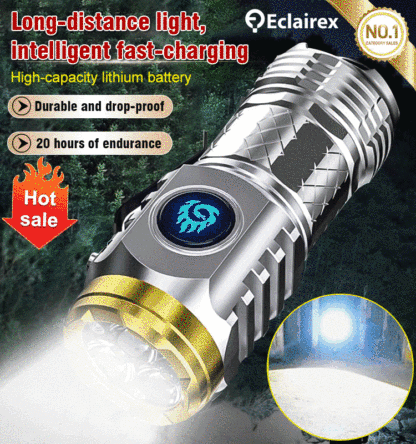German three-eyed monster mini flash super power flashlight