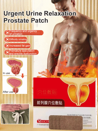 Frequent urination and urgency prostatitis patch