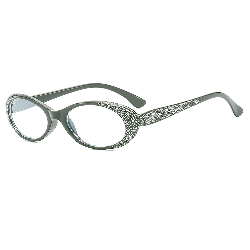 New stylish anti-blue light reading glasses with rhinestones
