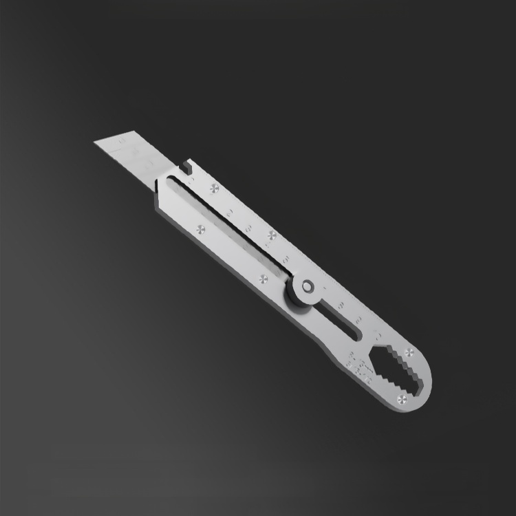 Ten-in-one multifunctional all-steel utility knife