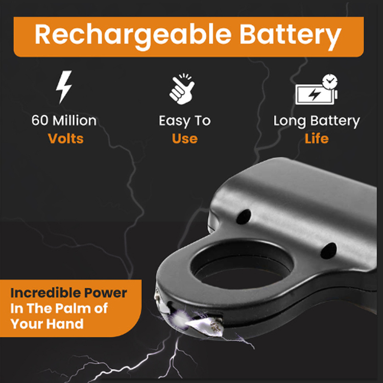 Finger key chain stun gun