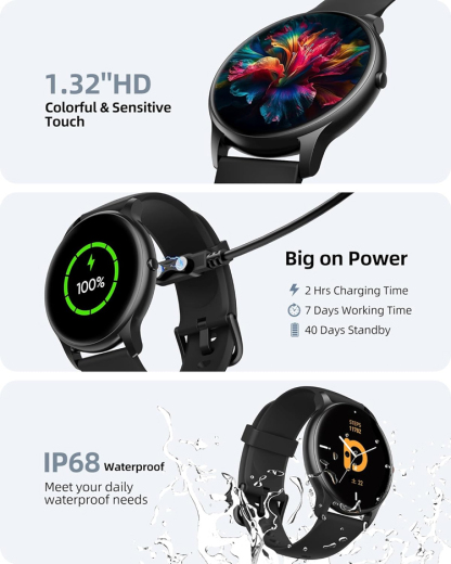 D18 Heart Rate and Blood Pressure Monitoring Sports Watch