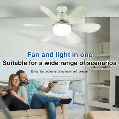 Round fan light