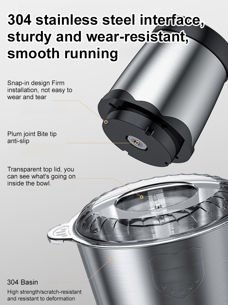Multi-function electric meat grinder