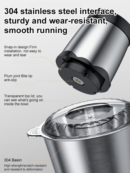 Multi-function electric meat grinder