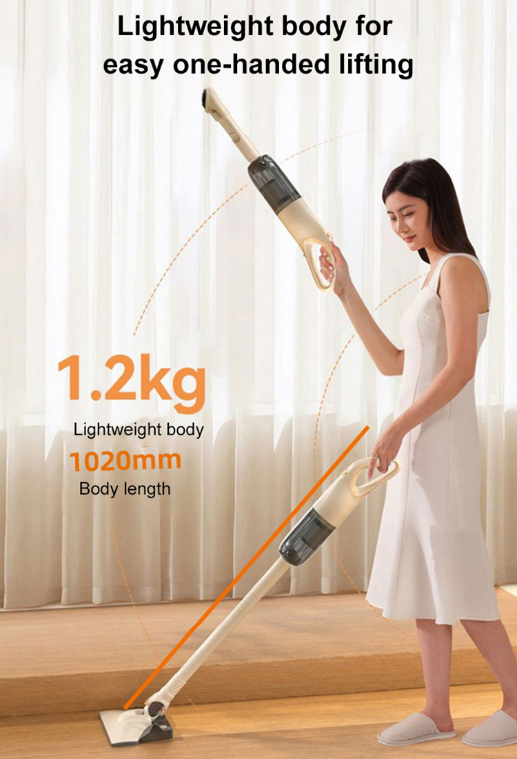 [Wireless vacuuming and mopping] High suction power dust mite removal mopping machine
