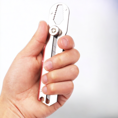 Ten-in-one multifunctional all-steel utility knife
