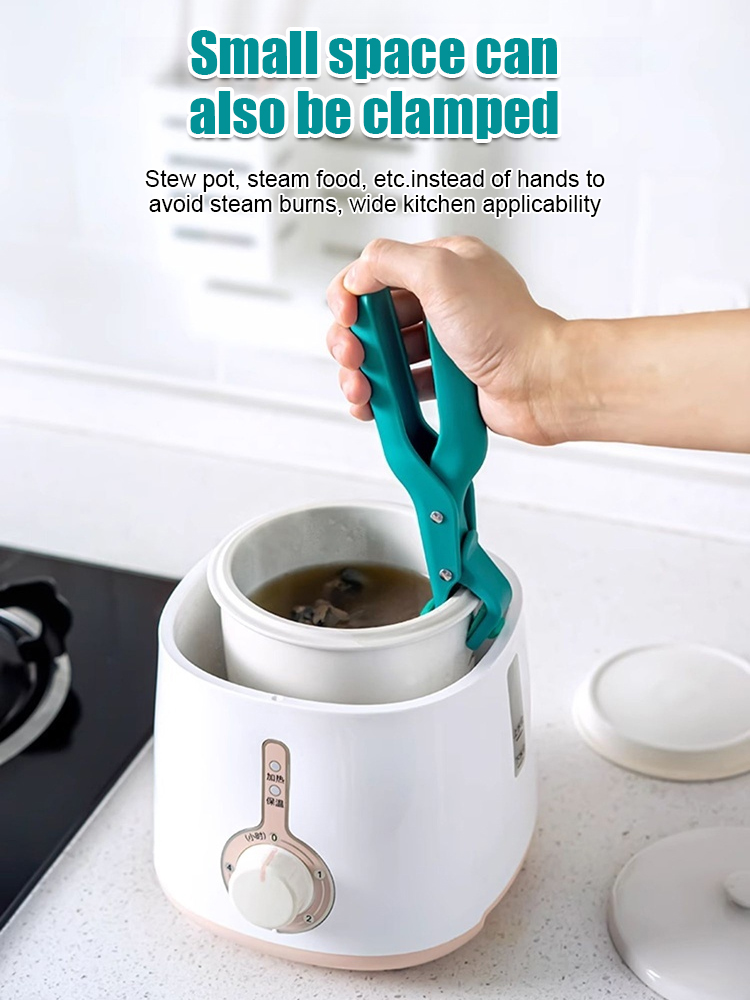 Silicone non-slip heat insulation anti-scald clip