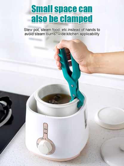 Silicone non-slip heat insulation anti-scald clip
