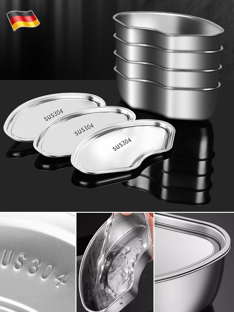 304 Stainless Steel Fan-shaped Steaming Tray with Lid