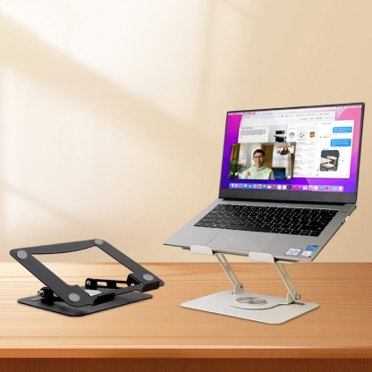 360 degree rotating carbon steel metal computer stand