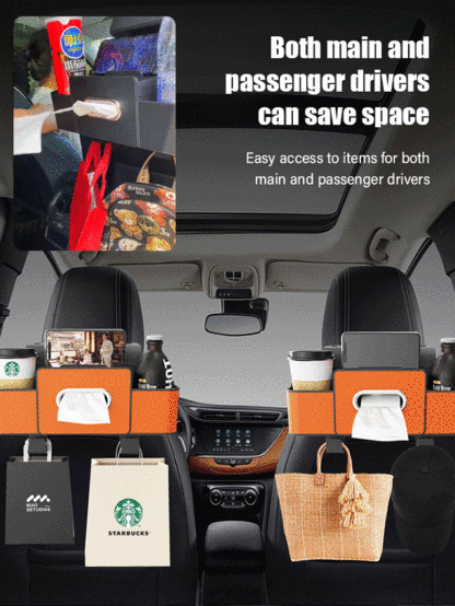 【Space-Saving】Car Multi-Function Backrest Storage Box