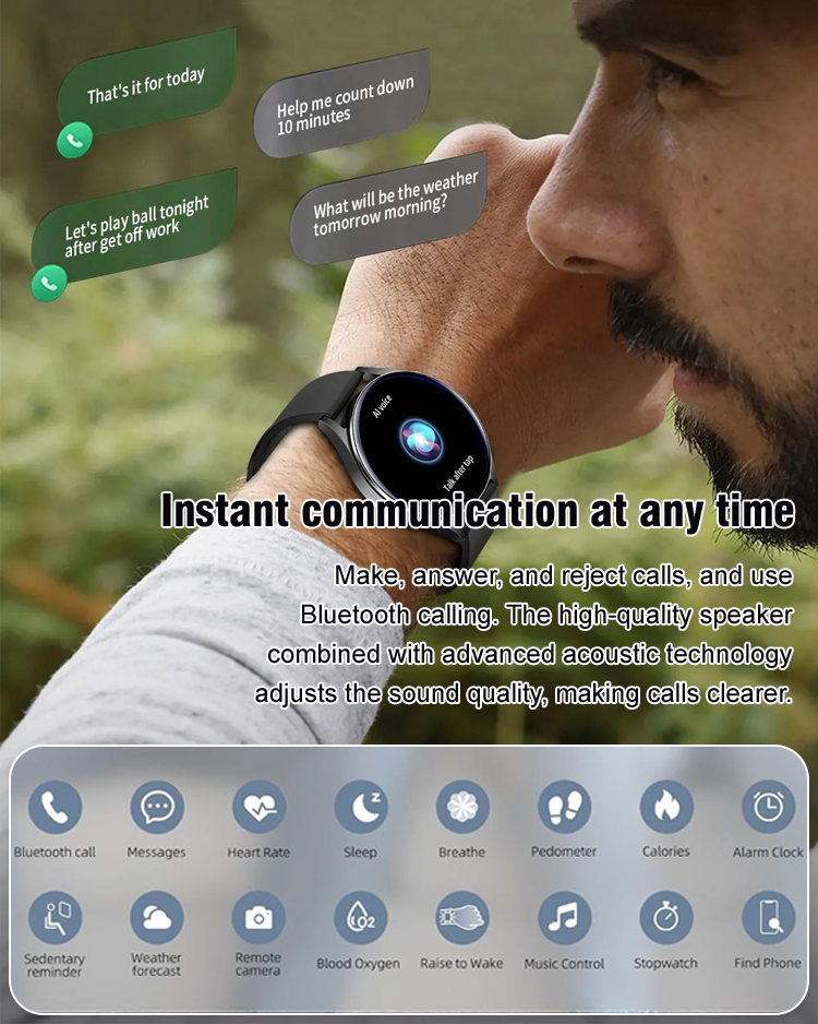 D18 Heart Rate and Blood Pressure Monitoring Sports Watch