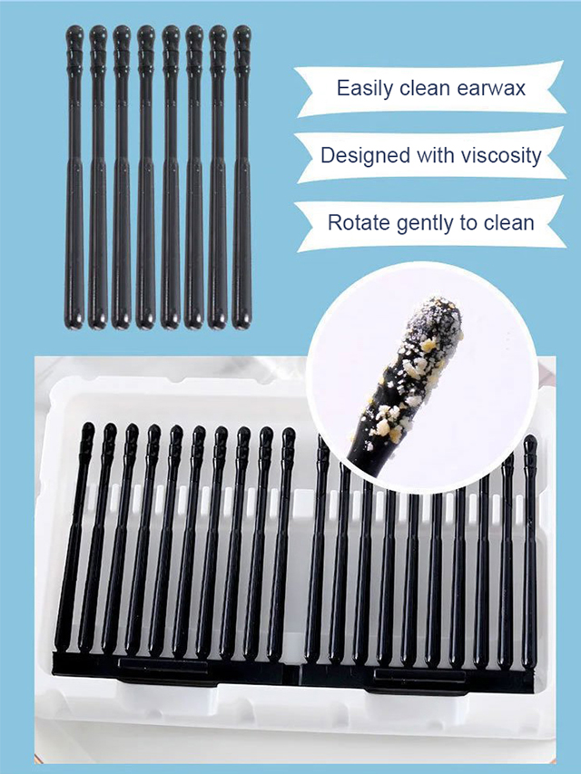Disposable Adhesive Ear Cleaning Swab, Effortlessly Removes Dirt and Debris