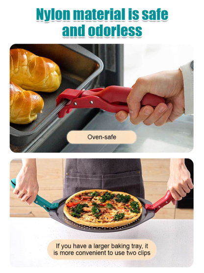 Silicone non-slip heat insulation anti-scald clip