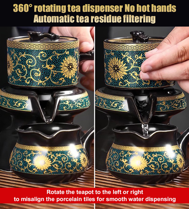 Lazy Graphene Automatic Tea Set