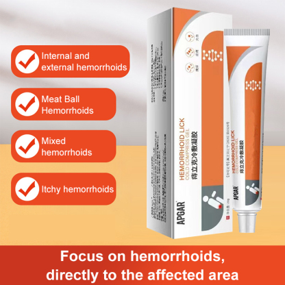 Hemorrhoid cold compress gel