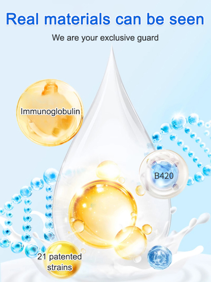 【Protecting intestinal health】Prebiotics, immune protein, probiotics