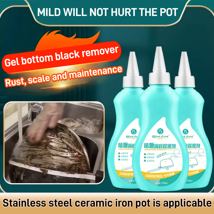Gel Pot Bottom Black Remover, Make housework simple
