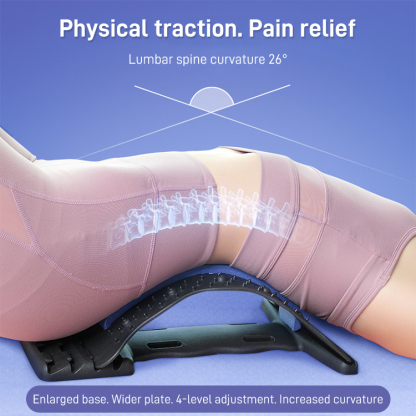 Self-magnet. Lumbar spine relief slimming stretcher