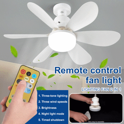 Round fan light