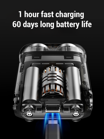 Rotary Dual-Ring Electric Shaver Razor