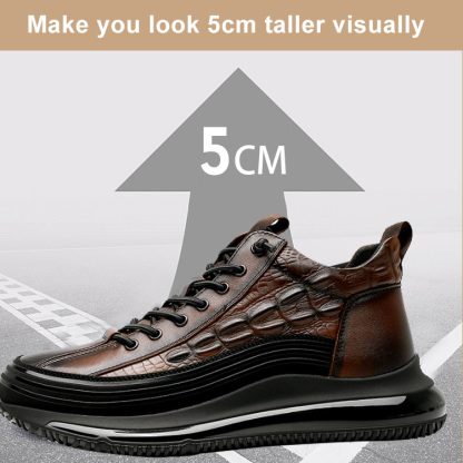 Italian luxury crocodile print sneakers