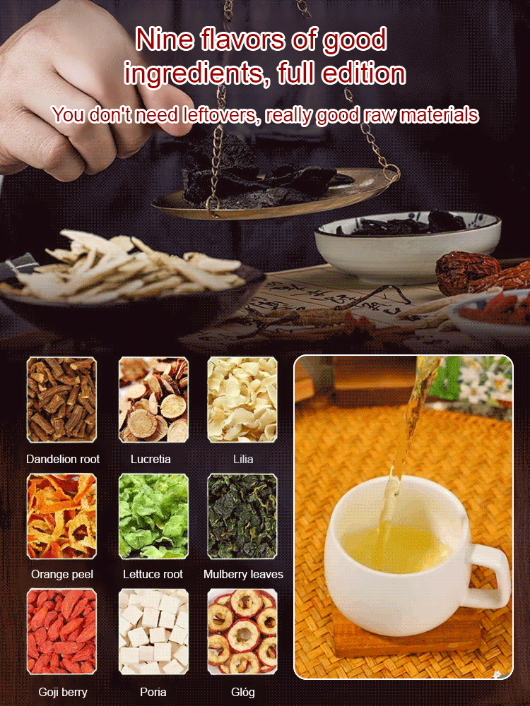 Nodule-Clearing Dandelion Lily Poria Tea