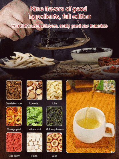 Nodule-Clearing Dandelion Lily Poria Tea