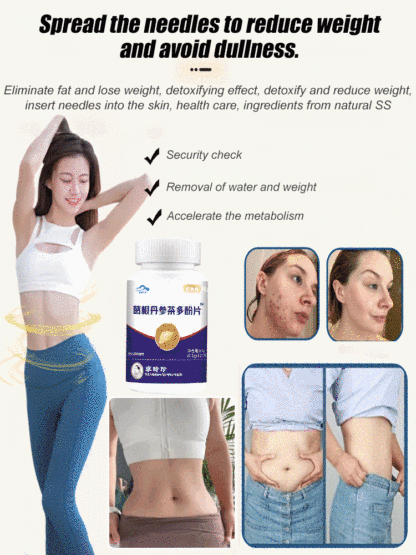 Pueraria lobata, Salvia miltiorrhiza, tea polyphenols and liver protection tablets