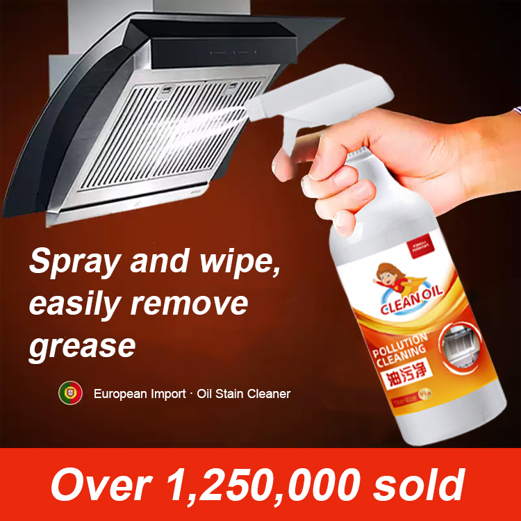"The dirtier, the better" multifunctional kitchen grease cleaner.