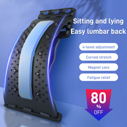 Self-magnet. Lumbar spine relief slimming stretcher