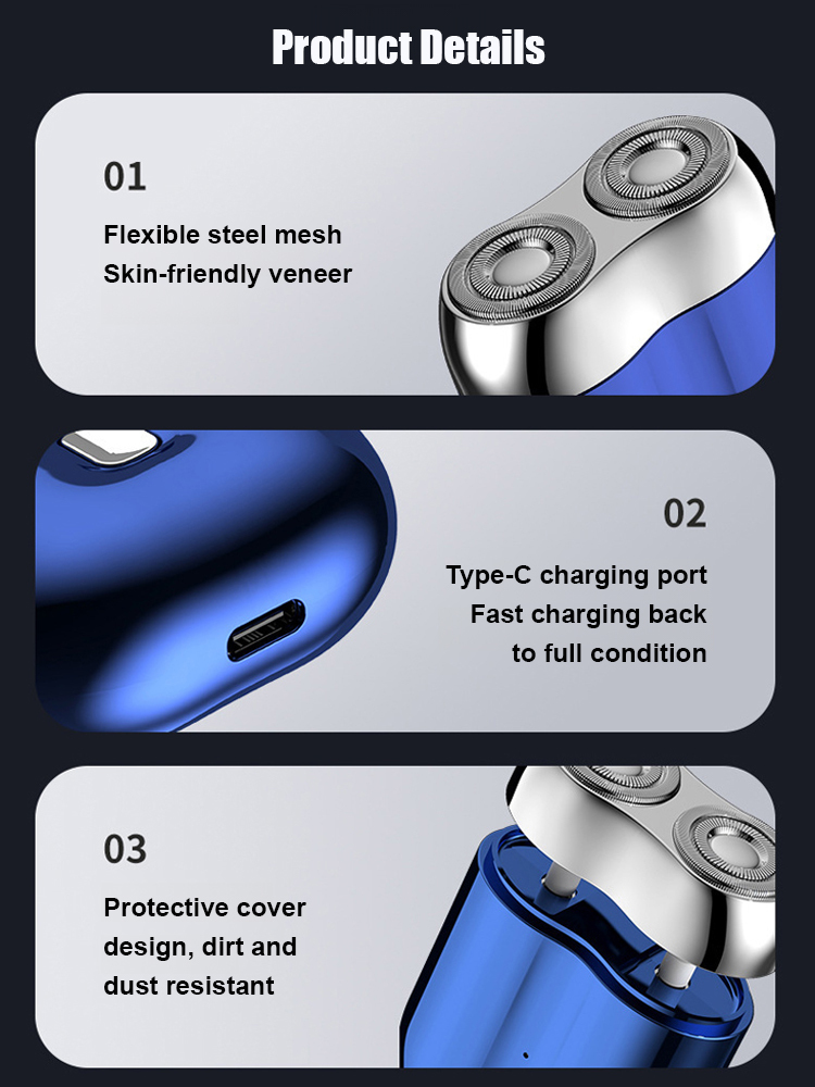 USB Magnetic Electric Shaver