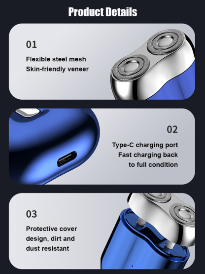 USB Magnetic Electric Shaver