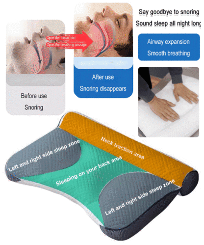 Comfortable goose down pillow for sleep enhancement and cervical protection