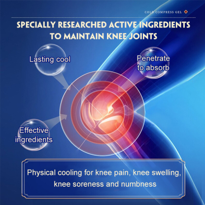 Knee pain relief cold compress gel spray