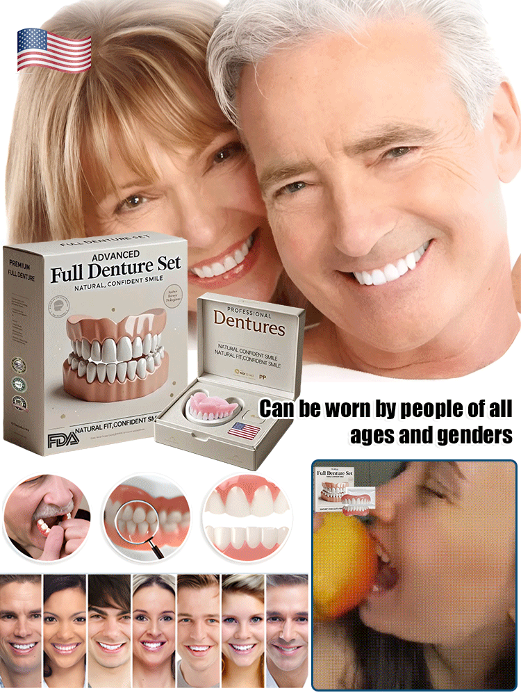 Silicone simulation temporary dentures