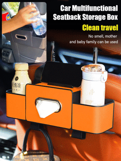 【Space-Saving】Car Multi-Function Backrest Storage Box