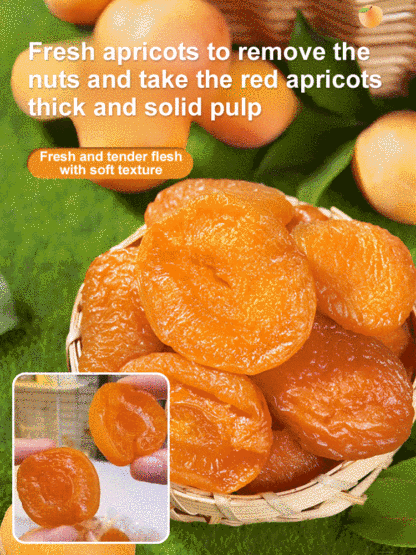 【Sweet and Soft】Additive-Free Pitted Dried Red Apricots