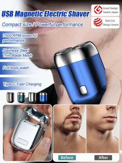USB Magnetic Electric Shaver