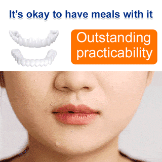 Whitening artificial teeth dentures