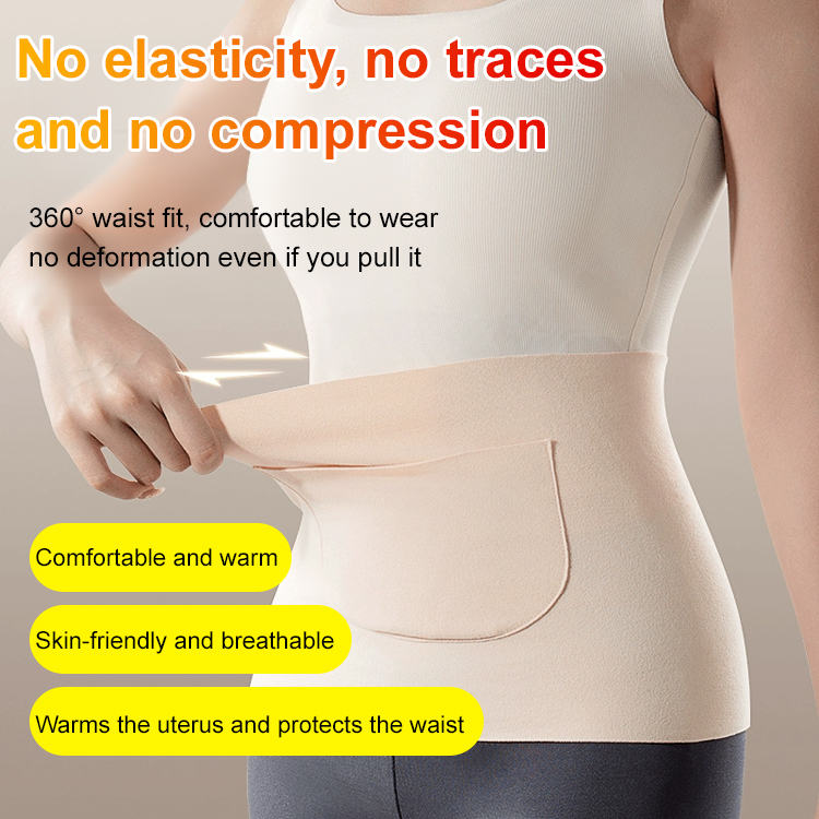 Mugwort Heating Double Pocket Waist Support Belt